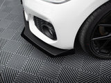 Street PRO Front Splitter V.3 + Flaps compatible with BMW 1 F20 M-Pack Facelift / M140i