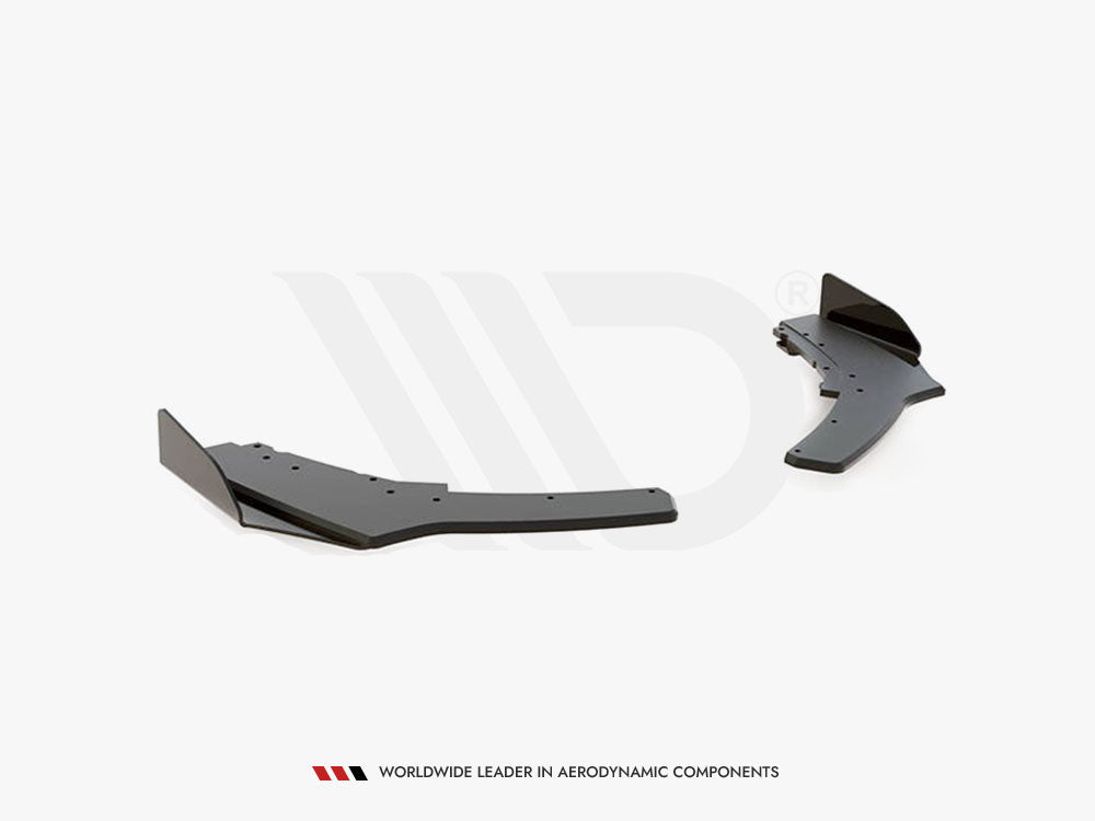 Street PRO Rear Side Splitters V.2 + Flaps compatible with BMW 1 F20 M140i