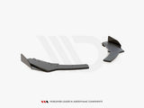 Street PRO Rear Side Splitters V.2 + Flaps compatible with BMW 1 F20 M140i