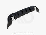 Rear Valance + Exhaust Ends Imitation compatible with Volkswagen Golf GTE / R-Line Mk8 / Mk8 Facelift