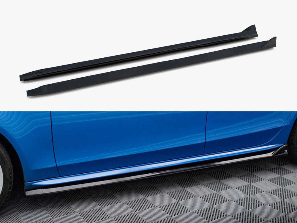 Side Skirts Diffusers V.4 compatible with Audi A4 / A4 S Line / S4 B8