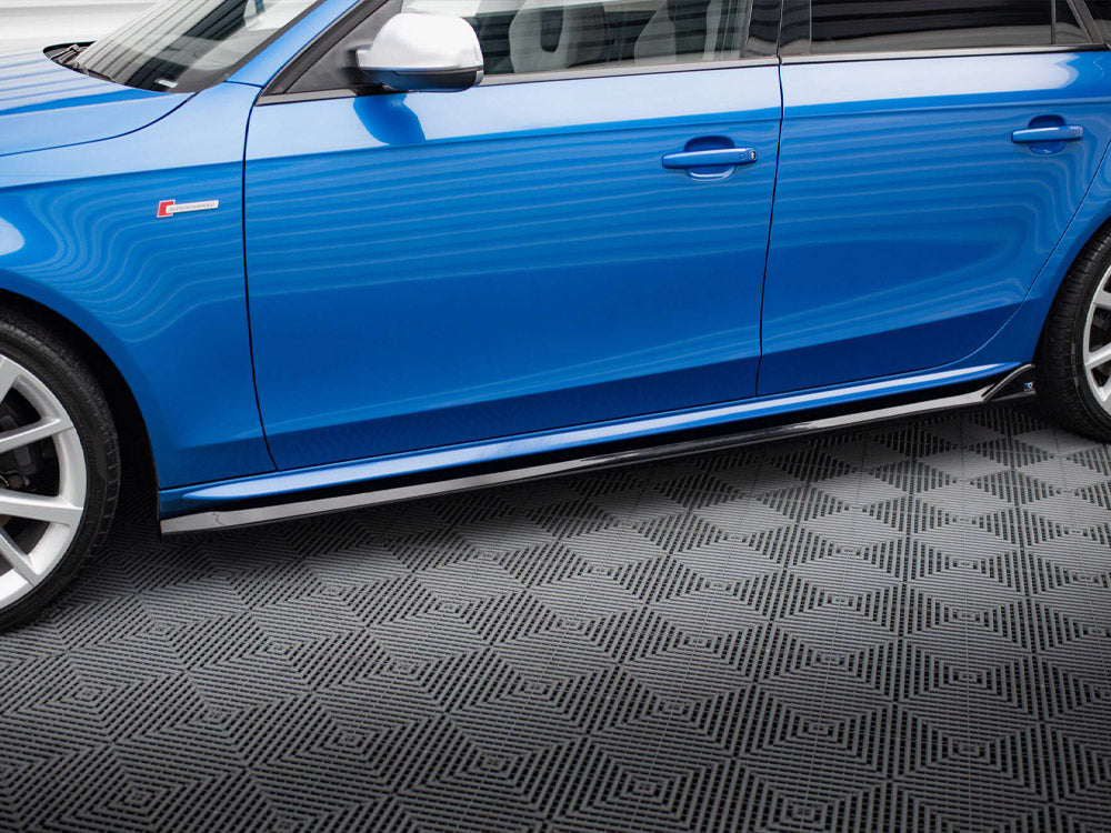 Side Skirts Diffusers V.4 compatible with Audi A4 / A4 S Line / S4 B8