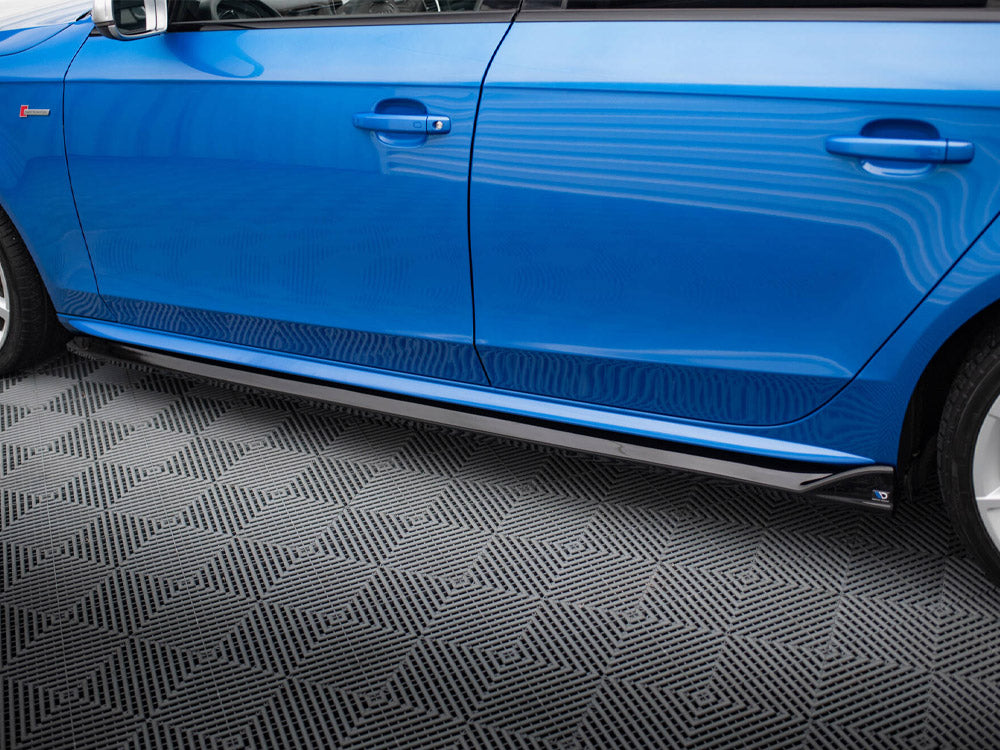 Side Skirts Diffusers V.4 compatible with Audi A4 / A4 S Line / S4 B8