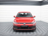Front Splitter V.2 + Flaps compatible with Volkswagen Golf GTI / GTE / GTD / R-Line Mk8