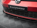 Front Splitter V.2 + Flaps compatible with Volkswagen Golf GTI / GTE / GTD / R-Line Mk8