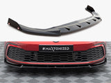 Front Splitter V.3 + Flaps compatible with Volkswagen Golf GTI / GTE / GTD / R-Line Mk8