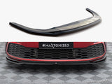 Front Splitter V.4 compatible with Volkswagen Golf GTI / GTE / GTD / R-Line Mk8