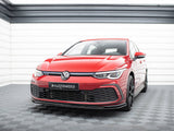 Front Splitter V.5 compatible with Volkswagen Golf GTI / GTE / GTD / R-Line Mk8
