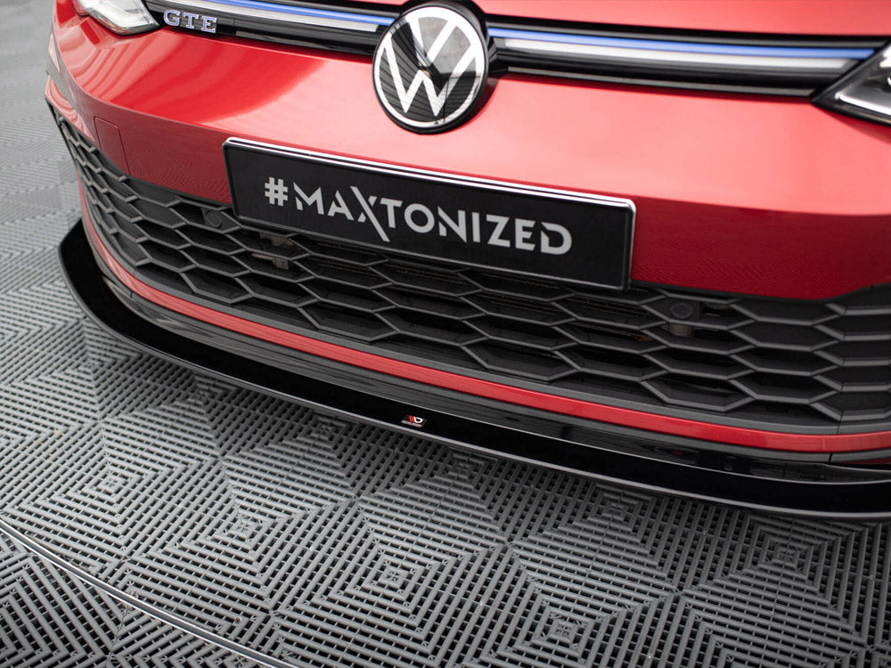 Front Splitter V.5 compatible with Volkswagen Golf GTI / GTE / GTD / R-Line Mk8