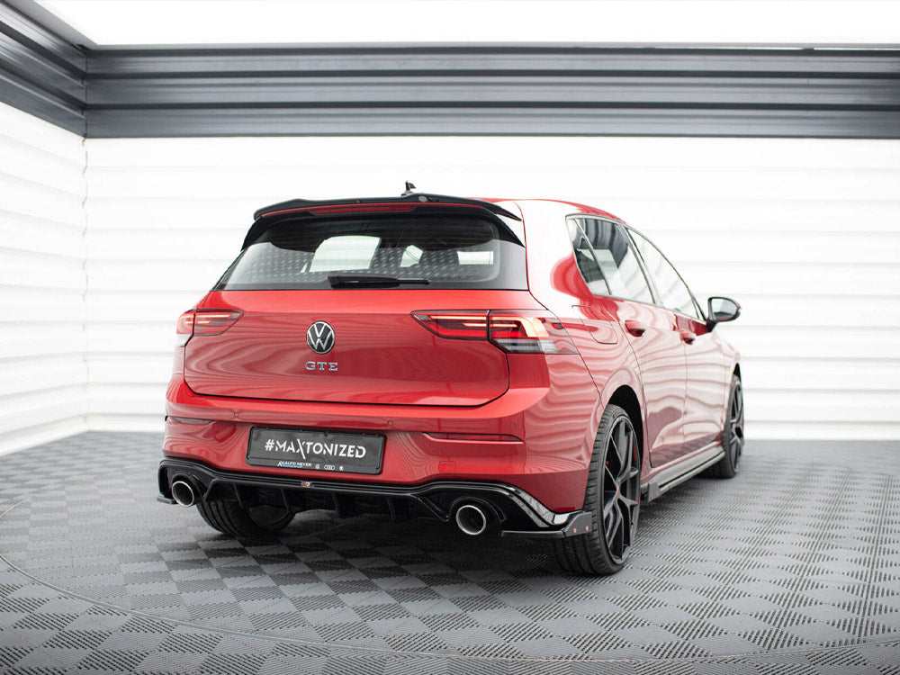 Rear Side Splitters V.4 + Flaps compatible with Volkswagen Golf GTI / GTE Mk8