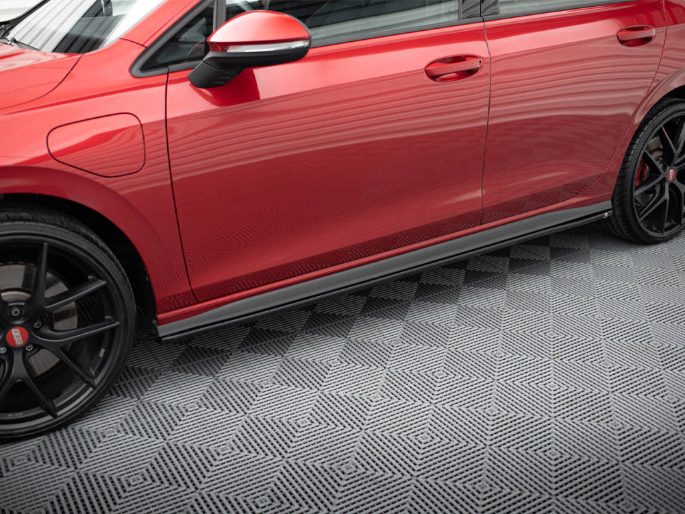 Side Skirts Diffusers V.1 compatible with Volkswagen Golf GTI / GTE / GTI Clubsport / GTD / R-Line Mk8