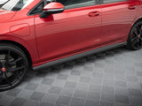 Side Skirts Diffusers V.1 compatible with Volkswagen Golf GTI / GTE / GTI Clubsport / GTD / R-Line Mk8