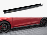 Side Skirts Diffusers V.3 compatible with Volkswagen Golf GTI / GTE / GTI Clubsport / GTD / R-Line Mk8