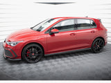 Side Skirts Diffusers V.3 compatible with Volkswagen Golf GTI / GTE / GTI Clubsport / GTD / R-Line Mk8