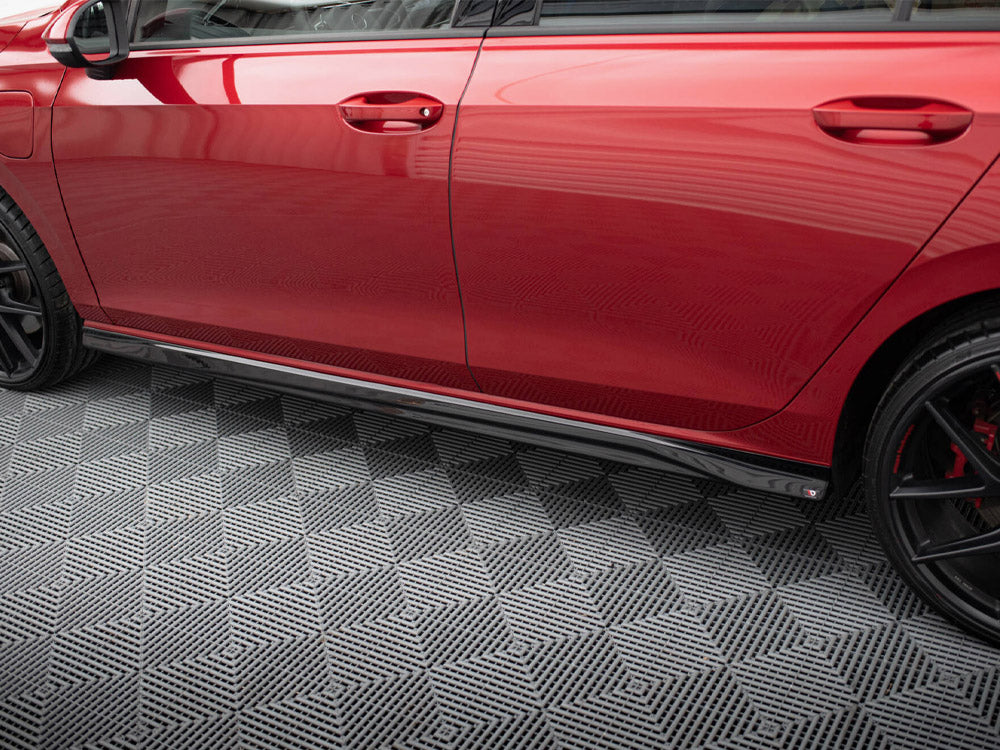 Side Skirts Diffusers V.3 compatible with Volkswagen Golf GTI / GTE / GTI Clubsport / GTD / R-Line Mk8