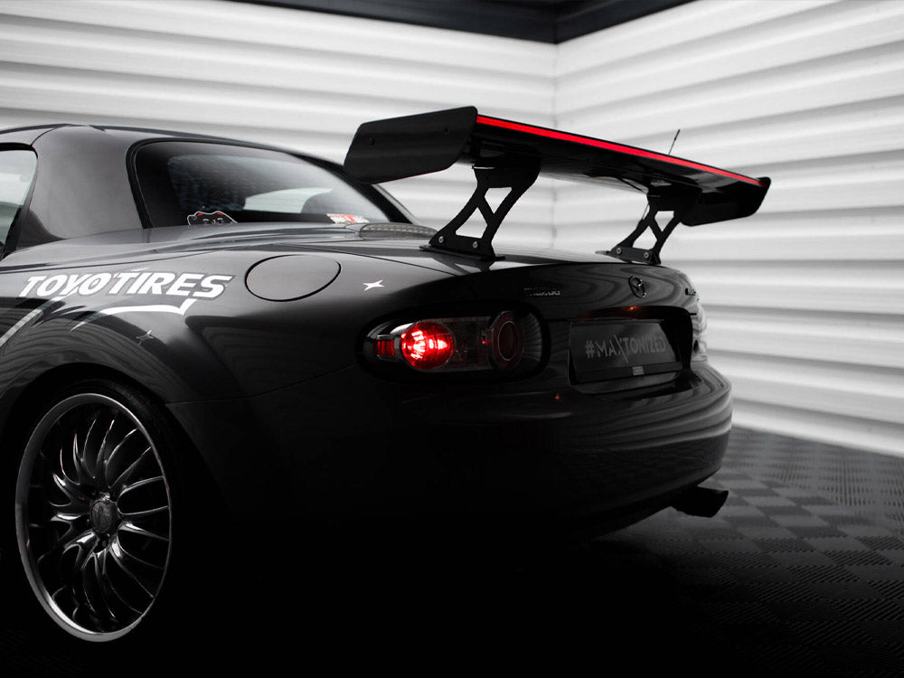 Carbon Spoiler + LED compatible with Mazda MX-5 Hardtop NC (Mk3)
