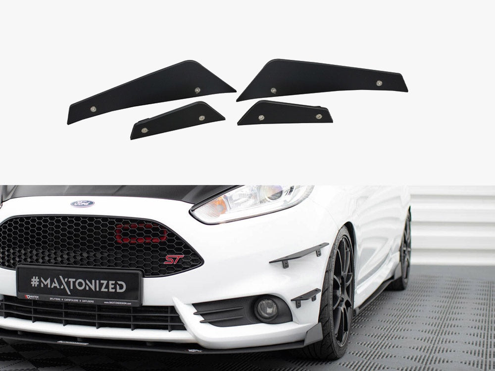 Front Bumper Wings (Canards) compatible with Ford Fiesta ST Mk7 FL