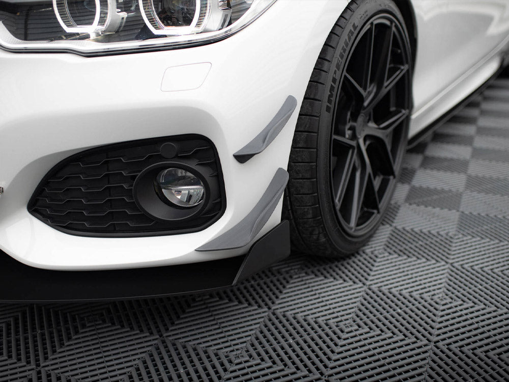 Front Bumper Wings (Canards) compatible with BMW 1 M-Pack / M140i F20 Facelift