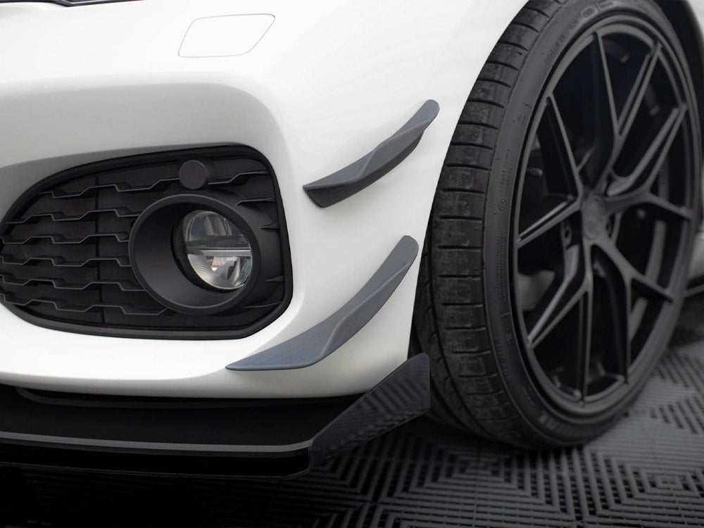 Front Bumper Wings (Canards) compatible with BMW 1 M-Pack / M140i F20 Facelift