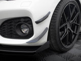 Front Bumper Wings (Canards) compatible with BMW 1 M-Pack / M140i F20 Facelift