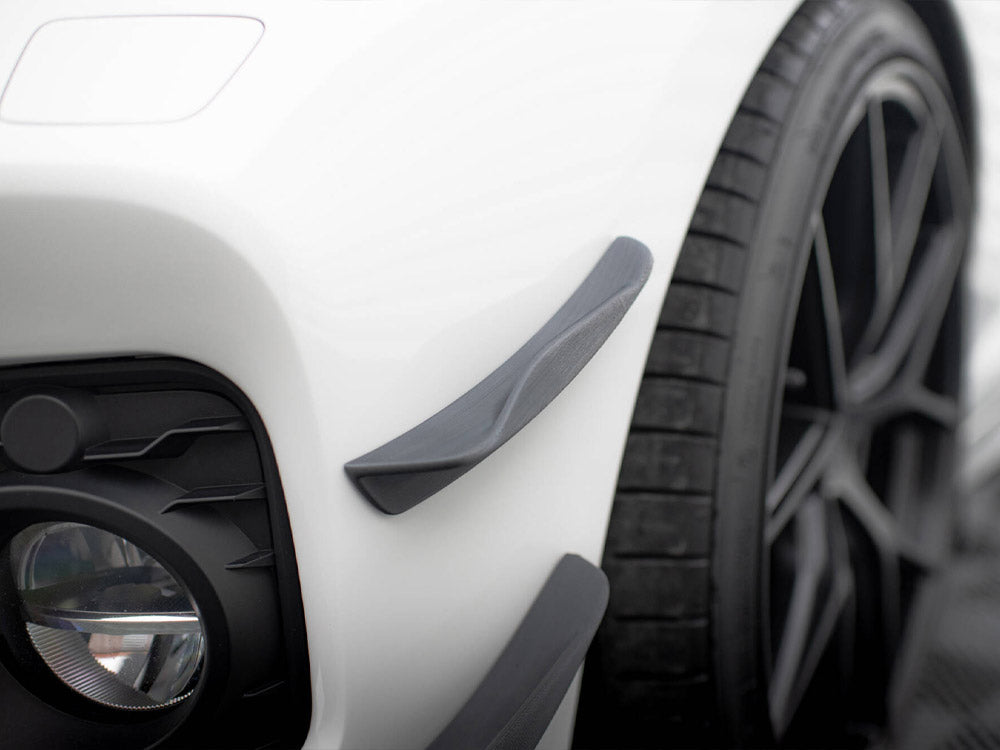 Front Bumper Wings (Canards) compatible with BMW 1 M-Pack / M140i F20 Facelift
