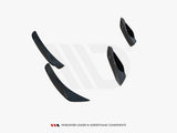 Front Bumper Wings (Canards) compatible with BMW 1 M-Pack / M140i F20 Facelift