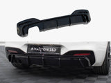 Rear Valance V.3 compatible with BMW 1 M-Pack F20 Facelift (Single Side dual exhaust Version)