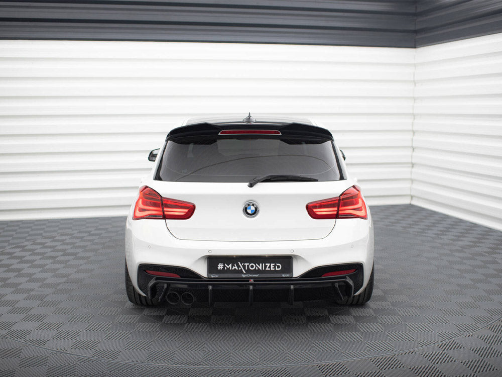 Rear Valance V.3 compatible with BMW 1 M-Pack F20 Facelift (Single Side dual exhaust Version)