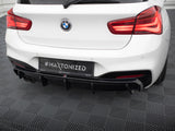 Rear Valance V.3 compatible with BMW 1 M-Pack F20 Facelift (Single Side dual exhaust Version)
