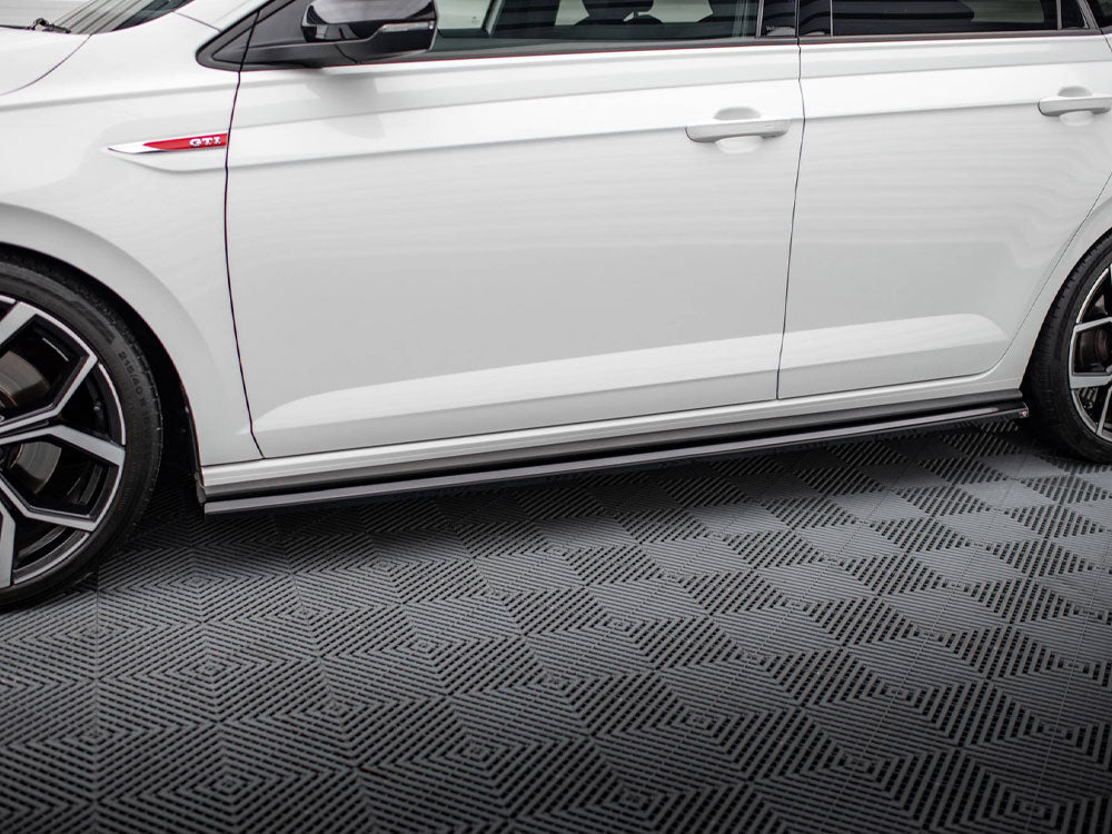 Side Skirt Diffusers compatible with Volkswagen Polo GTI / R-Line Mk6 Facelift
