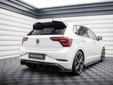 Rear Side Splitters compatible with Volkswagen Polo GTI / R-Line Mk6 Facelift
