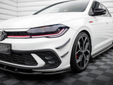 Front Bumper Wings (Canards) compatible with Volkswagen Polo GTI / R-Line Mk6 Facelift