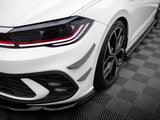 Front Bumper Wings (Canards) compatible with Volkswagen Polo GTI / R-Line Mk6 Facelift