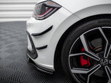 Front Bumper Wings (Canards) compatible with Volkswagen Polo GTI / R-Line Mk6 Facelift