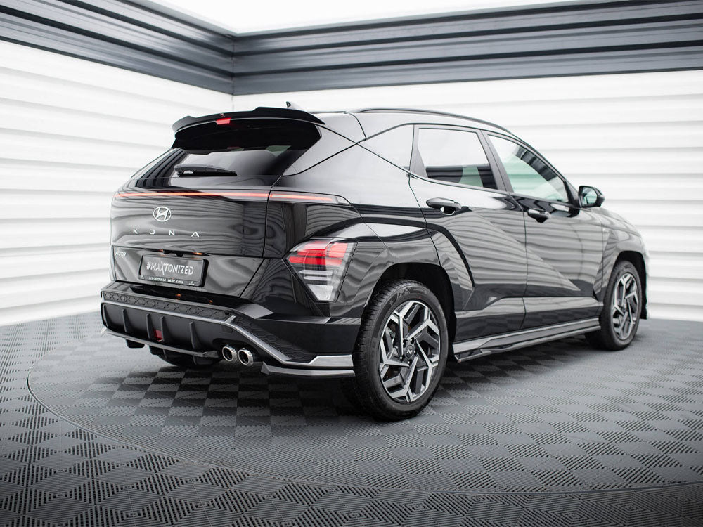 Central Rear Splitter (Vertical Bars) compatible with Hyundai Kona N Line Mk2