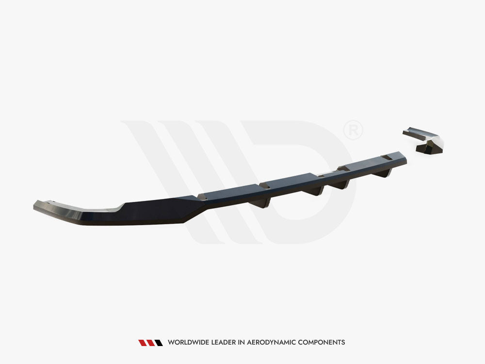 Central Rear Splitter (Vertical Bars) compatible with Hyundai Kona N Line Mk2