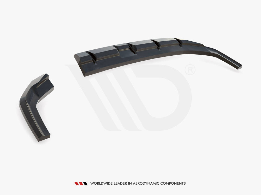 Central Rear Splitter (Vertical Bars) compatible with Hyundai Kona N Line Mk2