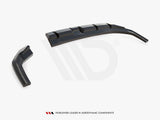 Central Rear Splitter (Vertical Bars) compatible with Hyundai Kona N Line Mk2
