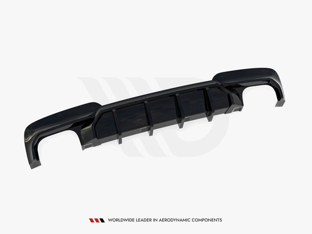 Rear Valance V.2 compatible with BMW 5 M-Pack F10 / F11 (Version with two double exhausts)