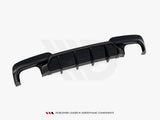 Rear Valance V.2 compatible with BMW 5 M-Pack F10 / F11 (Version with two double exhausts)