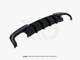 Rear Valance V.2 compatible with BMW 5 M-Pack F10 / F11 (Version with two double exhausts)