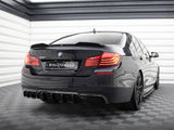 Rear Valance V.2 compatible with BMW 5 M-Pack F10 / F11 (Version with double exhaust on one Side)