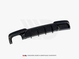 Rear Valance V.2 compatible with BMW 5 M-Pack F10 / F11 (Version with double exhaust on one Side)