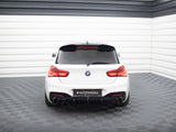 Rear Valance V.3 compatible with BMW 1 M-Pack F20 Facelift (Version with single exhaust on one Side)