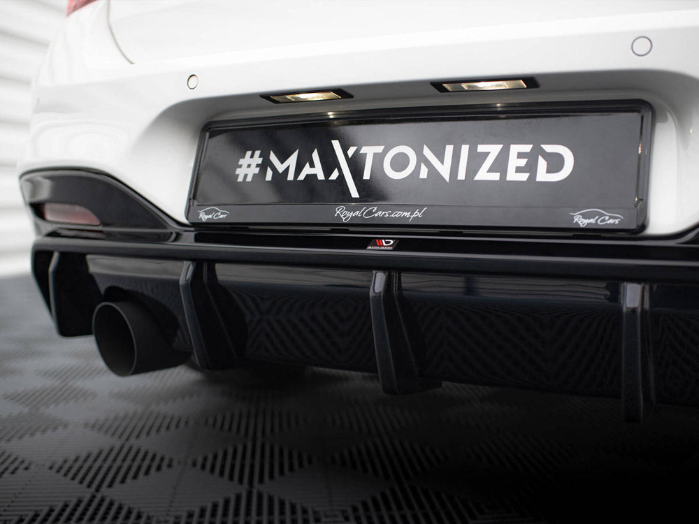 Rear Valance V.3 compatible with BMW 1 M-Pack F20 Facelift (Version with single exhaust on one Side)