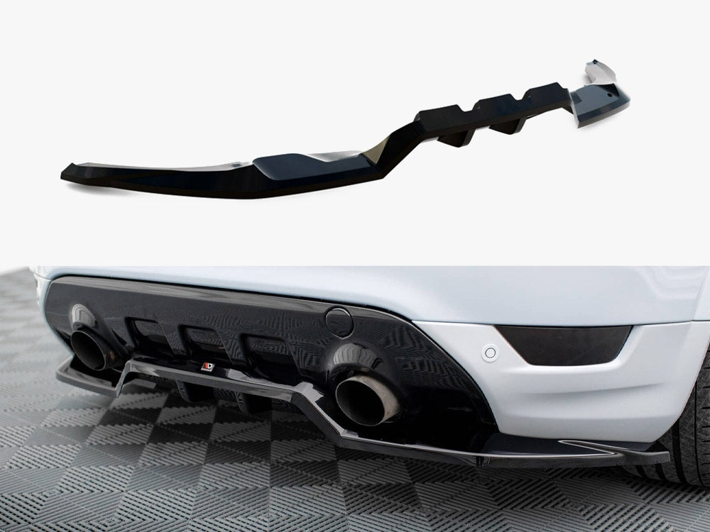 Central Rear Splitter (Vertical Bars) compatible with Ford Kuga ST Mk1