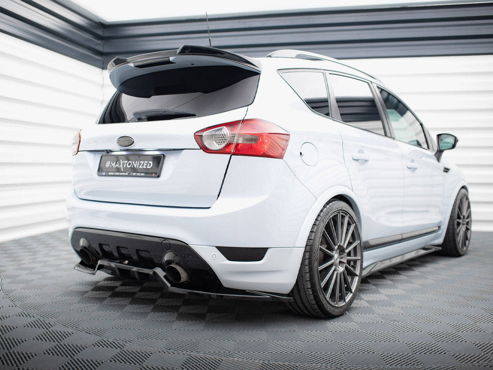 Central Rear Splitter (Vertical Bars) compatible with Ford Kuga ST Mk1
