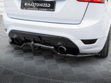 Central Rear Splitter (Vertical Bars) compatible with Ford Kuga ST Mk1