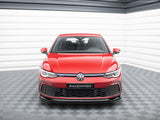 Front Splitter V.6 compatible with Volkswagen Golf GTI / GTE / GTD / R-Line Mk8