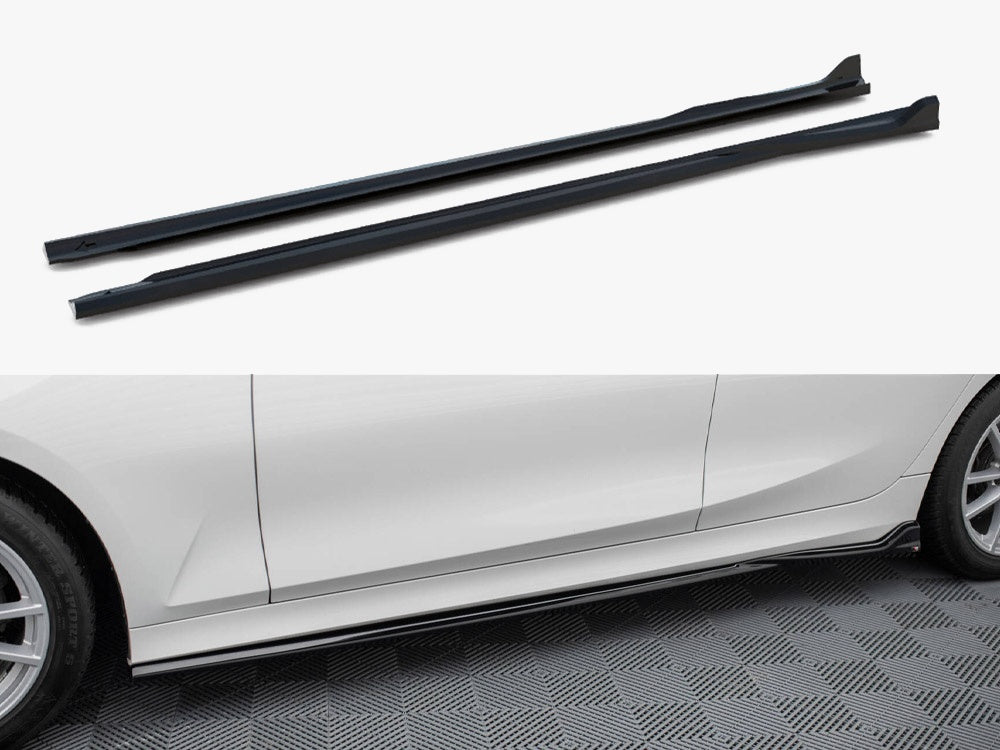 Side Skirts Diffusers compatible with BMW 3 Sedan / Touring G20 / G21 Facelift